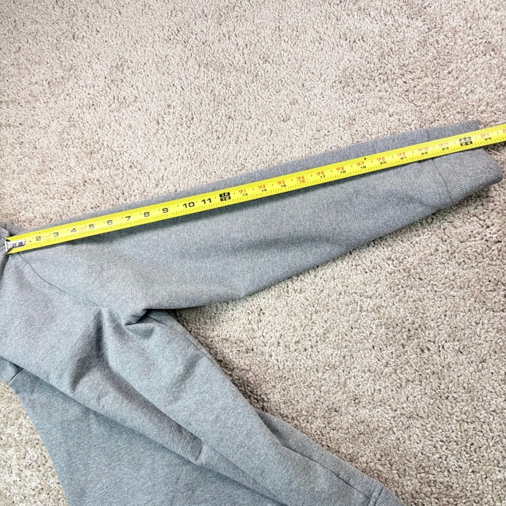 Patagonia Uprisal Hoody Mens L Gray Recycled Cotton Polyester Fleece Pullover - Picture 6 of 6